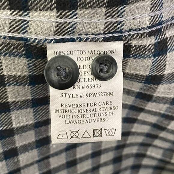 Premium Xpression Clothing Co. Plaid Long Sleeve Button Up Men's XL New w/ Tags - Picture 7 of 8
